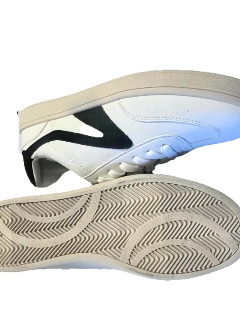 Dolce Vita Womens Sneakers Sz 10 Black & White Vasser Comfort Walking Shoes New - Picture 4 of 11